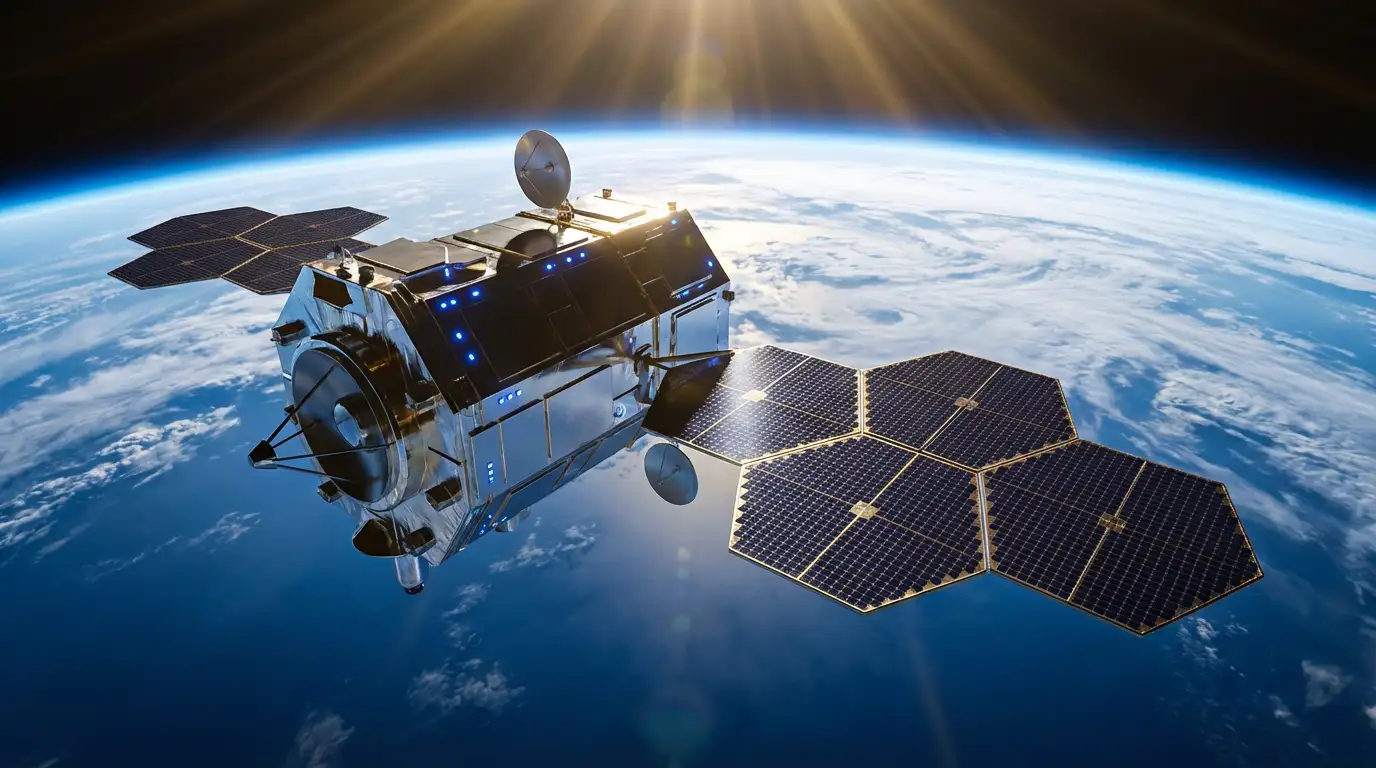 軌道上の衛星